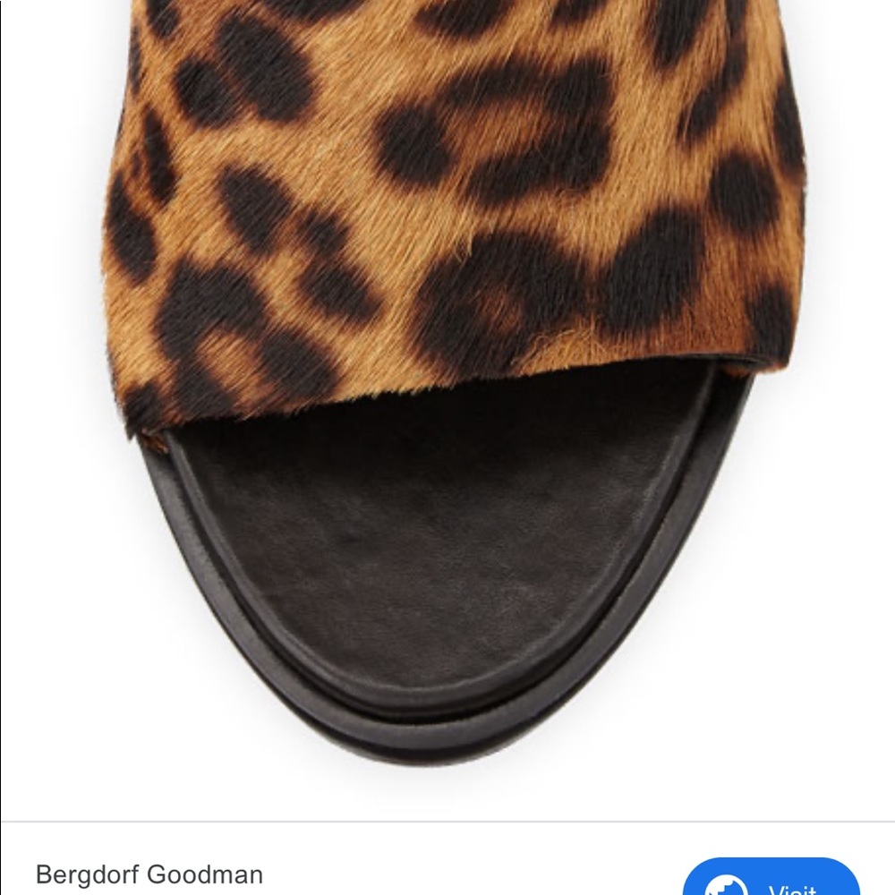 NWT Rag & Bone Calf Hair Leopard Open Toe … - Picture 5 of 16